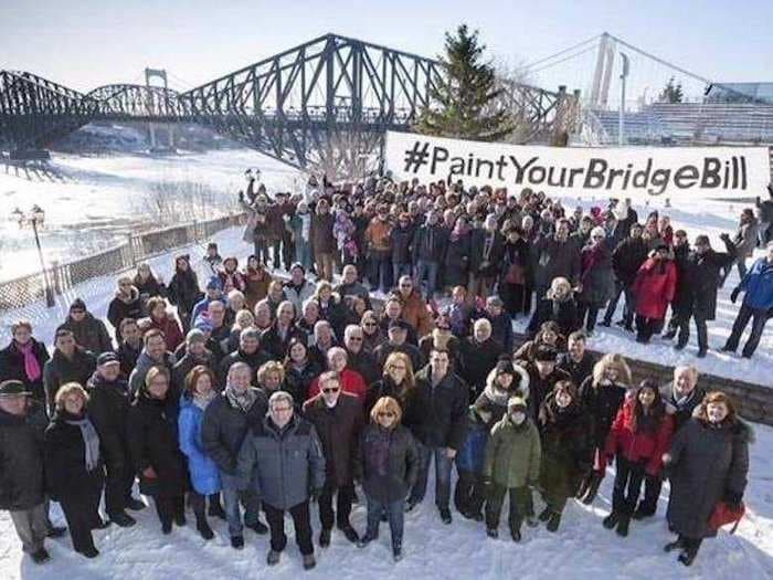 The Mayor Of Quebec City Is Trying To Embarrass Bill Gates Into Helping Him Get A Bridge Painted