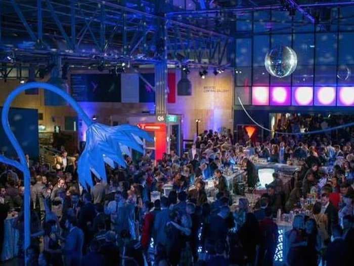 Inside Twitter's Massive Holiday Party At San Francisco's Science Museum