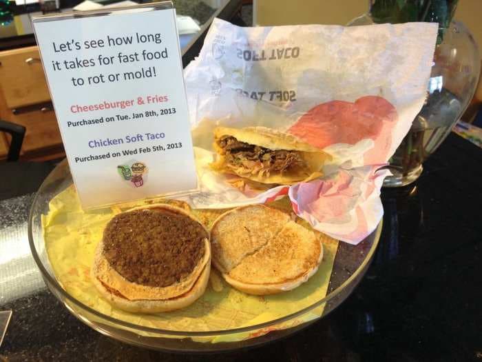 What Taco Bell And McDonald's Meals Look Like After 2 Years Of Just Sitting There