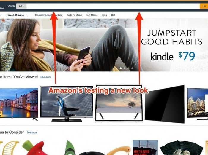 Your Amazon Homepage Might Look Different Today 