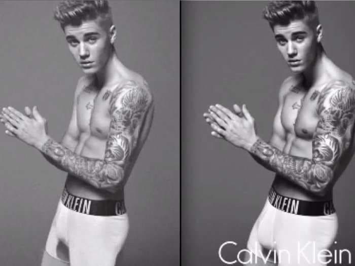 It Looks Like Calvin Klein Photoshopped Justin Bieber To Give Him A Bigger Bulge