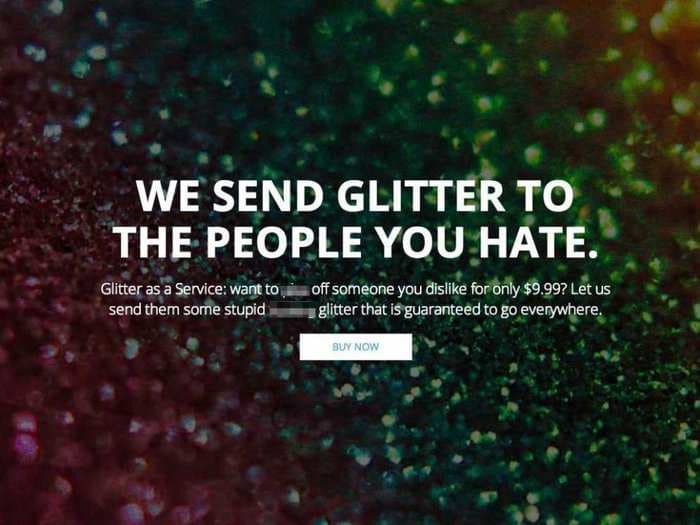 Founder Of 'Ship Your Enemies Glitter', An Evil Way To Irk Your Enemies, Is Begging People To Stop Using His Service