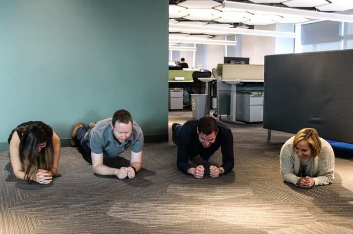 We Went To Survey Monkey, Where Engineers Use Treadmill Desks And Do Planks Between Coding