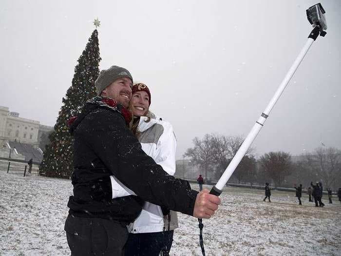 Snap The Perfect Group Shot With This Extendable Selfie Stick And Remote Combo [37% Off]