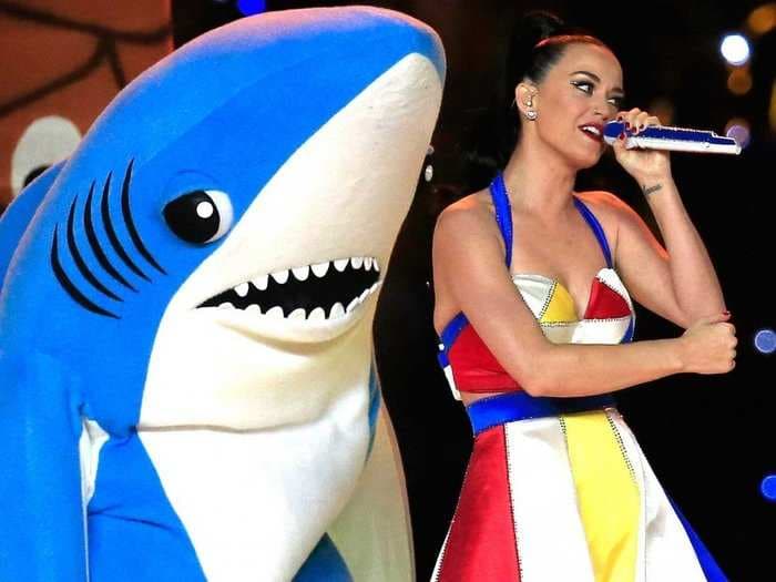 Katy Perry's dancing shark won the Super Bowl