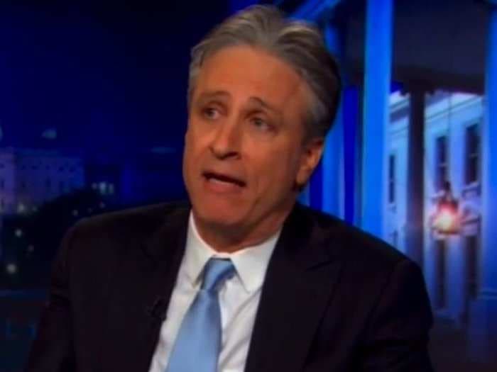 Watch Jon Stewart try really hard not to cry while telling his audience he's leaving 'The Daily Show'