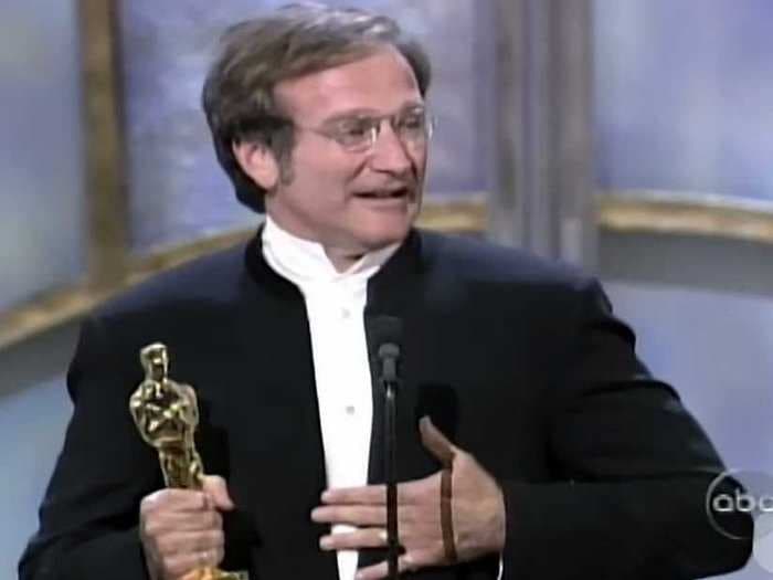 Robin Williams gave one of the best acceptance speeches of all time at the 1998 Oscars