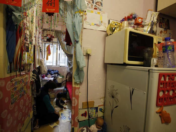 Just looking at these tiny shoebox apartments in Hong Kong will make you claustrophobic 