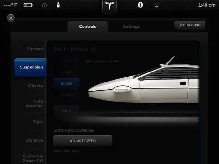 The Tesla Model S has a secret James Bond mode - here's what happens when you type '007' into the dashboard