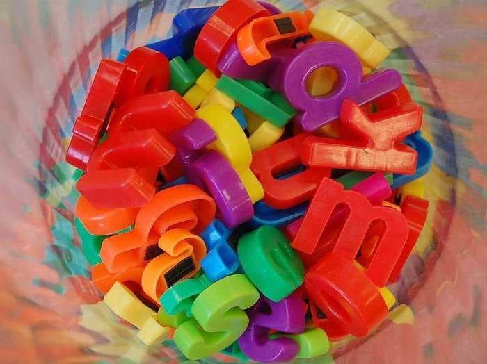 Many people who see letters as colors learned it from a single toy