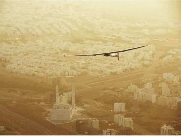 Solar impulse for a cleaner sky and human conscience