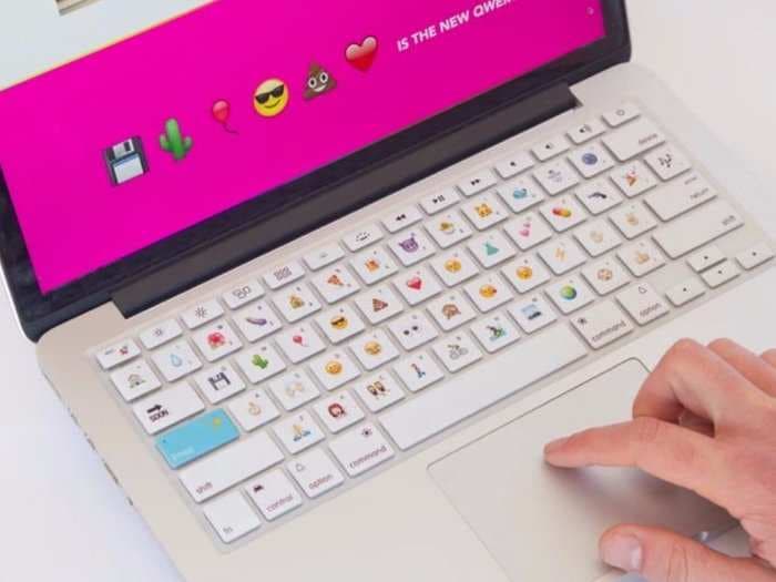 This crazy emoji keyboard replaces your keys with over 150 emojis