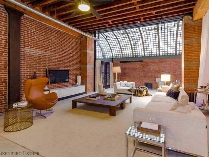 An apartment in NYC's Tribeca with a giant skylight is on the market for $10.6 million
