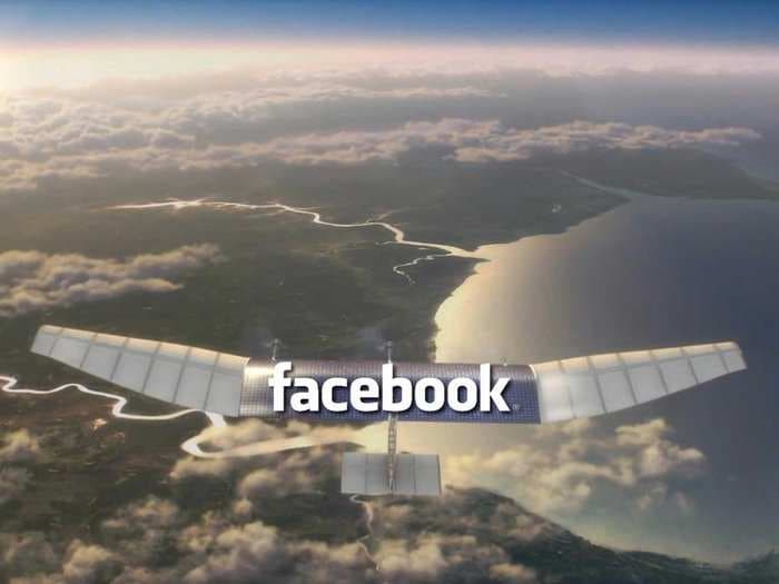 Facebook is building a fleet of giant solar-powered drones