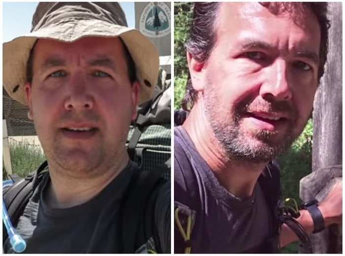 A man lost 50 pounds hiking 2,660 miles of the Pacific Coast Trail - and he made an awesome time-lapse video of selfies to prove it