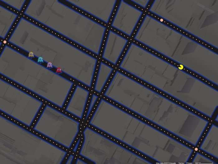 Play Pac-Man in Google Maps with this secret April Fool's Day trick