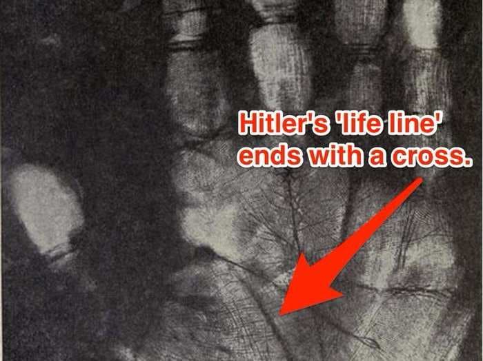 On the eve of World War II, a palm reader shared his insights into Hitler's behavior and future