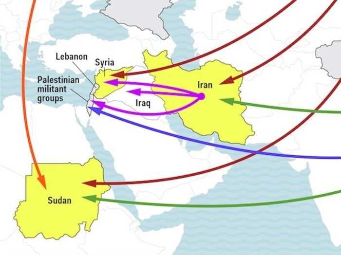 Here's where the world's 'rogue regimes' sent weapons in 2014