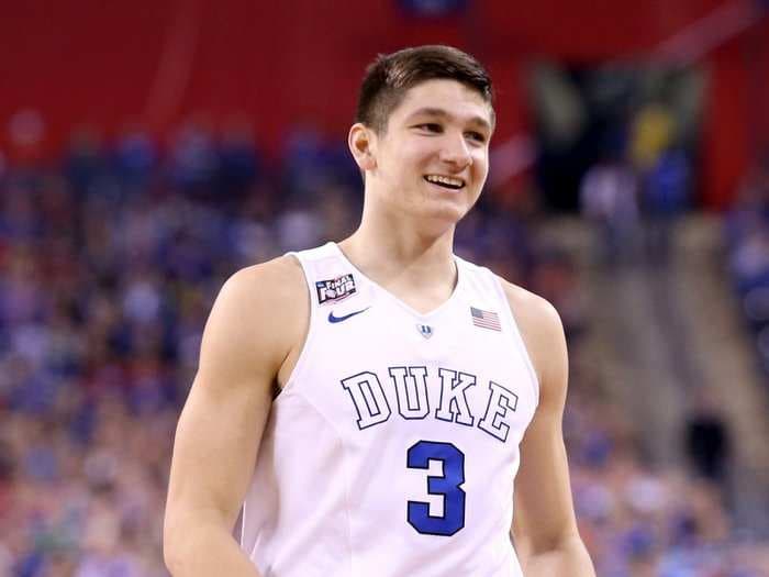 Duke's Grayson Allen, the breakout star of the national title game, was told his job was 'enthusiasm' before the season