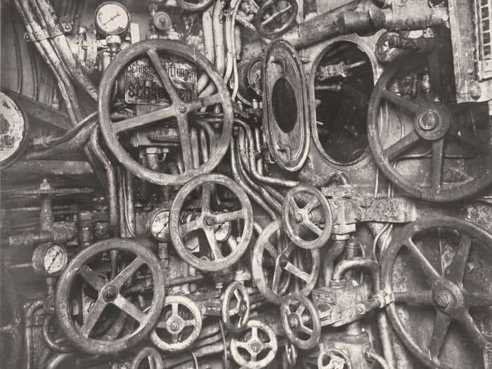 A rare glance into the heart of a WWI German U-boat