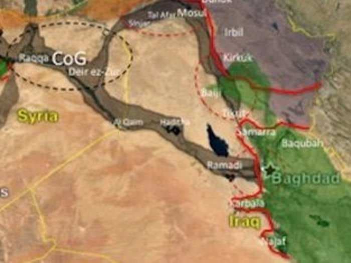This map proves that Iran doesn't really want to defeat ISIS in Iraq and Syria
