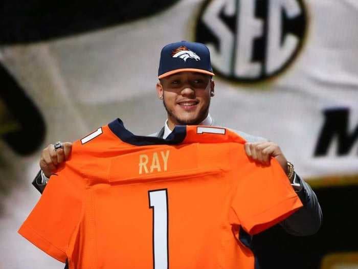 The Denver Broncos traded 3 picks and a player to draft a prospect everyone thought would fall out of the 1st round