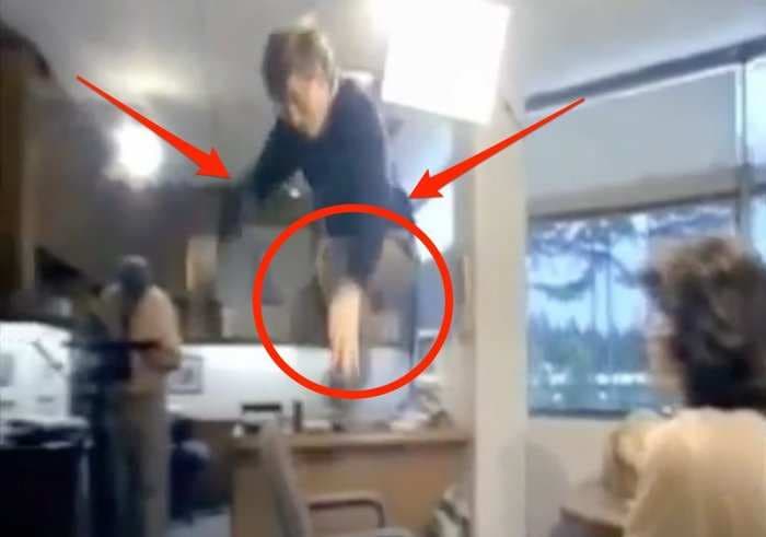 Remember that time Bill Gates jumped over a chair? It happened in a 1994 interview with Connie Chung.
