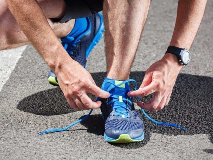 Someone figured out the purpose of the extra shoelace hole on your running shoes - and it will blow your mind