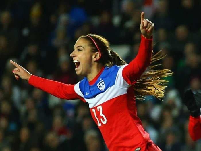 Alex Morgan says FIFA president Sepp Blatter had no idea who she was when she was up for the player of the year award