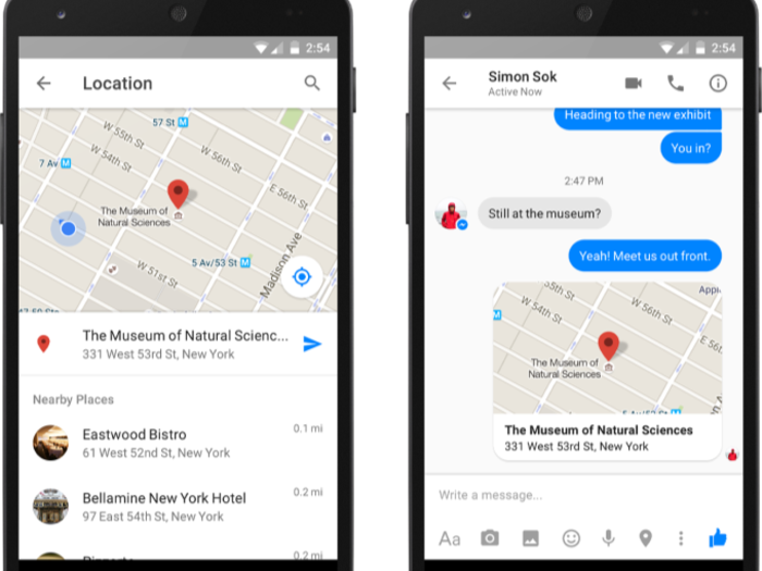 Facebook Messenger is becoming its own maps app