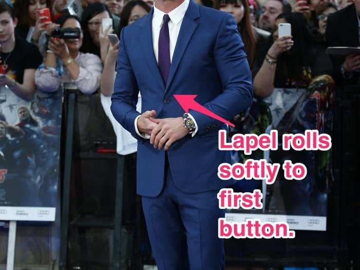 There's a simple way you can tell if a man is wearing a bad suit