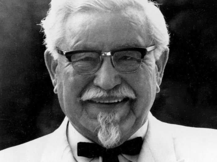 KFC founder Colonel Sanders didn't achieve his remarkable rise to success until his 60s