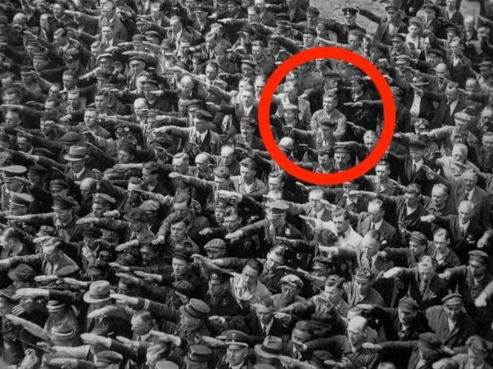 The tragically powerful story behind the lone German who refused to give Hitler the Nazi salute