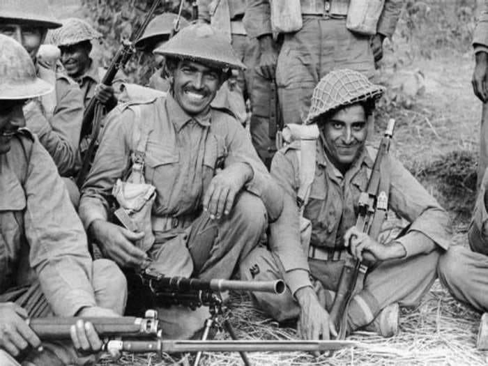 The Indian Army was happier under British rule? Could be true!