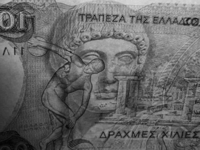 It looks like the drachma has resurfaced in Greece