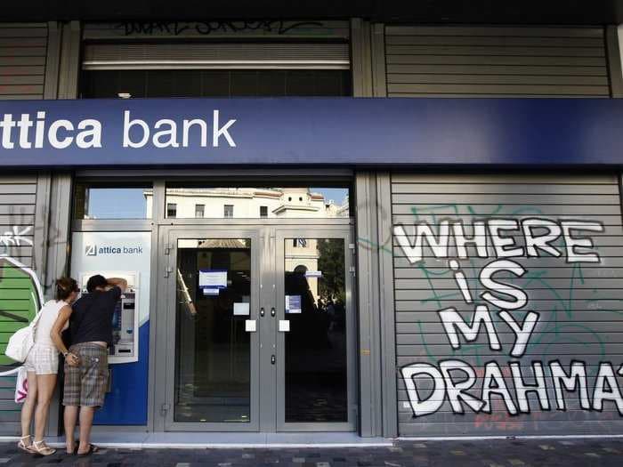 The depth of Greece's banking crisis is making history