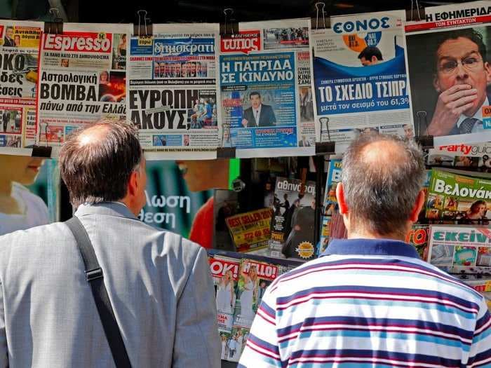 Greece can't pay for paper anymore