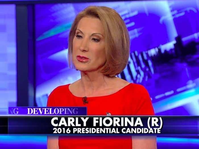 Presidential candidate Carly Fiorina: Hillary Clinton 'has blood on her hands'