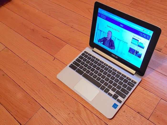 There's a new Chromebook that's like an iPad and laptop in one, and it's pretty good