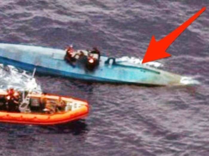 US authorities seize a 'narco submarine' filled with 8 tons of cocaine