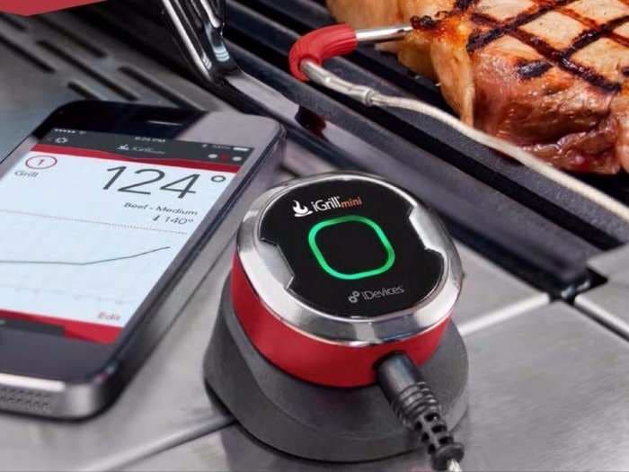 This Bluetooth cooking thermometer makes grilling perfect steaks effortless