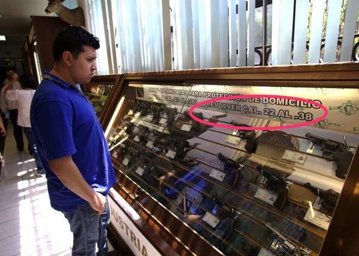 Mexico only has one store where you can legally buy a gun