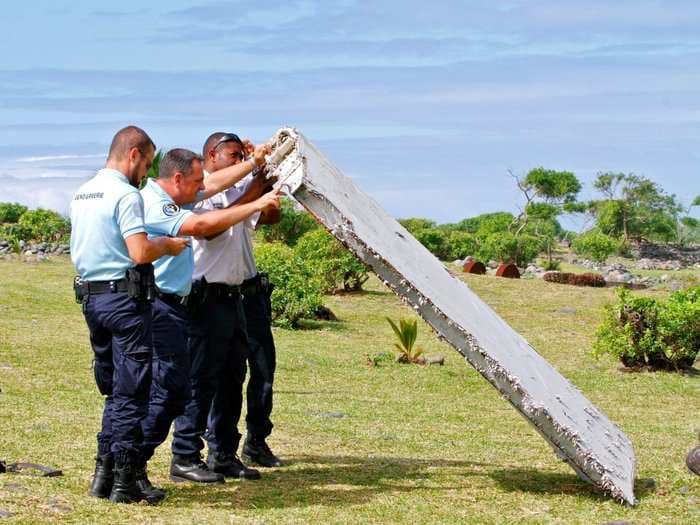 The suspected MH370 wing suggests how the missing plane plunged into the Indian Ocean