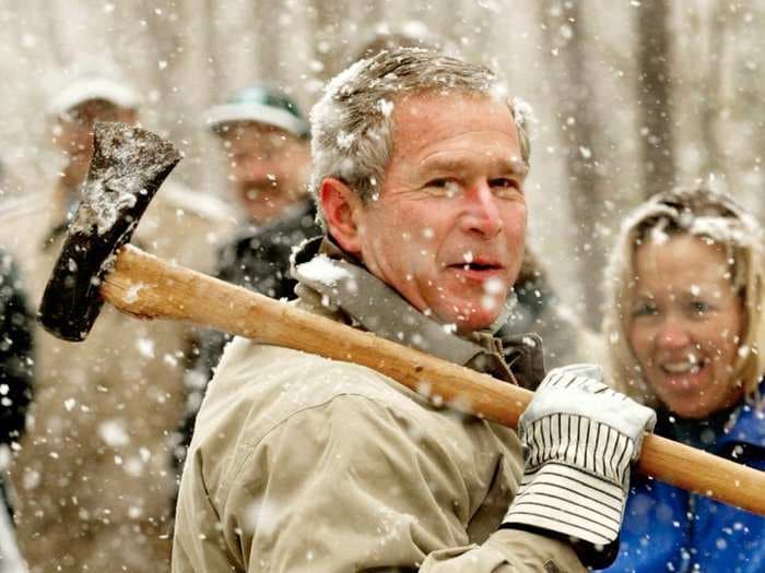 George W. Bush has one of the most controversial Wikipedia page of all time - and the edits are fascinating