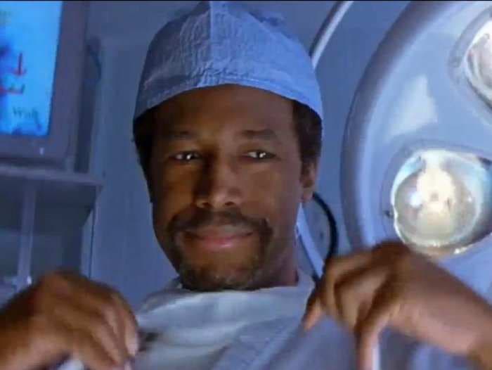 Long before Ben Carson ran for president he starred in the Farrelly brothers movie 'Stuck on You'