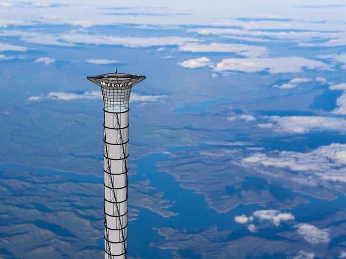 This new 12-mile-tall 'space elevator' concept is completely baffling to engineers