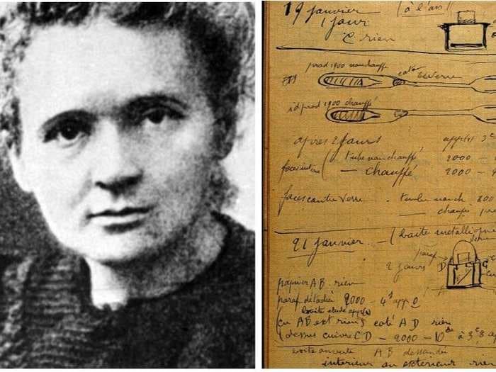 These personal effects of 'the mother of modern physics' will be radioactive for another 1,500 years