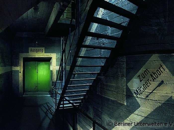Step inside this haunting WWII bomb shelter, hidden beneath a Berlin subway station