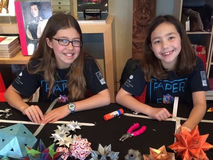 These sisters are using origami to clean up the world's water supply - and they're crushing it