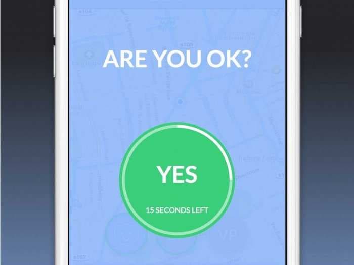 People are going nuts over this app that lets users' friends virtually walk them home at night